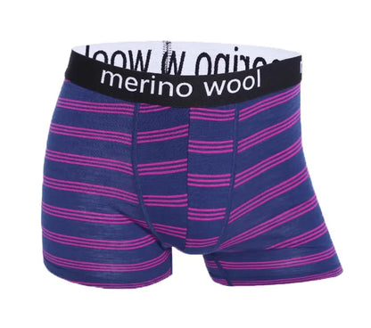 Men Merino Wool Boxer Briefs Soft Breathable