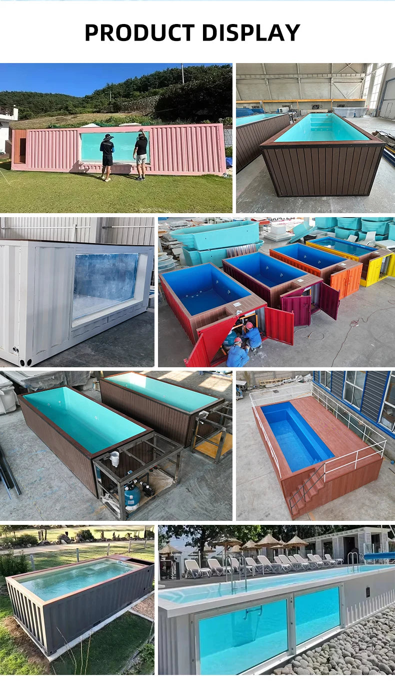 Prefab Modular Container Swimming Pool