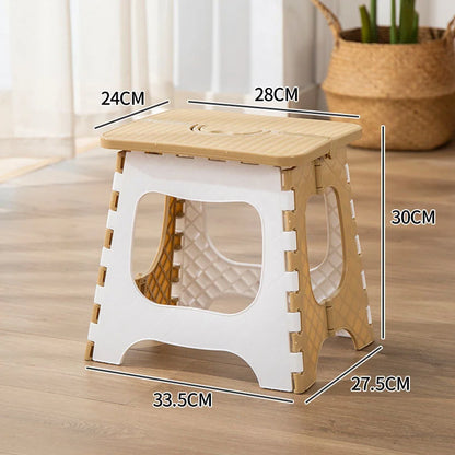 Thickened Mini Plastic Folding Stool Portable