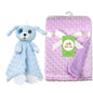 Personalized Baby Security Blanket Comforter Tags Rattles
