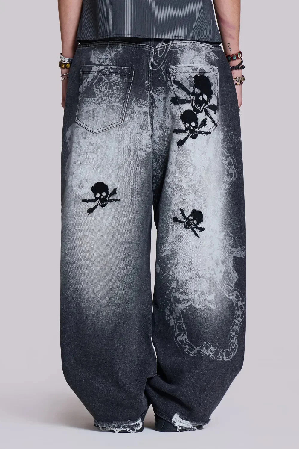 Vintage South Pole Black Denim Jeans Men's