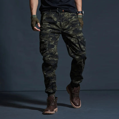 Work Khaki Tactical Pants Men Military Jogger