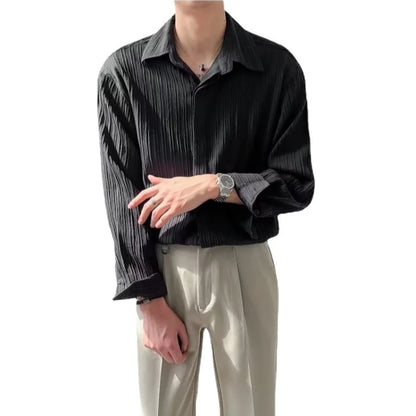 Mens Fashion Social Dress Formal Shirt