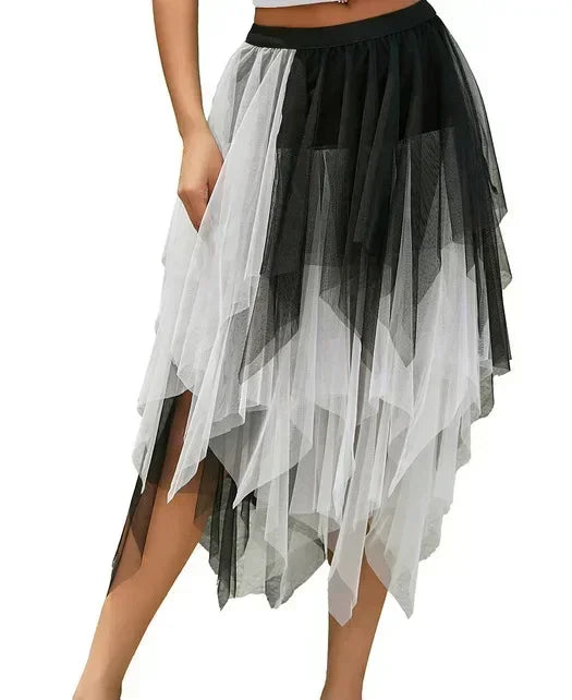 Fashion Tutu Skirt Casual High Waist Midi
