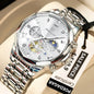 POEDAGAR Luxury Watch Top Original Waterproof Chronograph