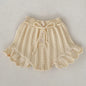 2 Pcs Baby Girls Long Sleeve Striped Cardigan Coat+ Shorts