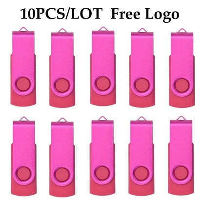 10pcs Flash Drive Flash Memory Card Memory Stick