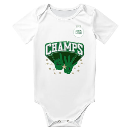 Green Apes Baby Bodysuit Unisex Onesie Outfit