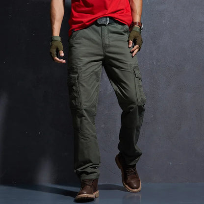 Work Khaki Tactical Pants Men Military Jogger