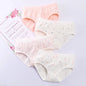 4PCS Girl Antibacterial Cotton Underwear