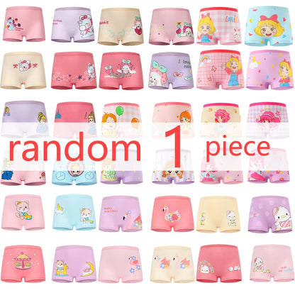 12 Pcs Girls Breathable Cotton Cute Cartoon Panties