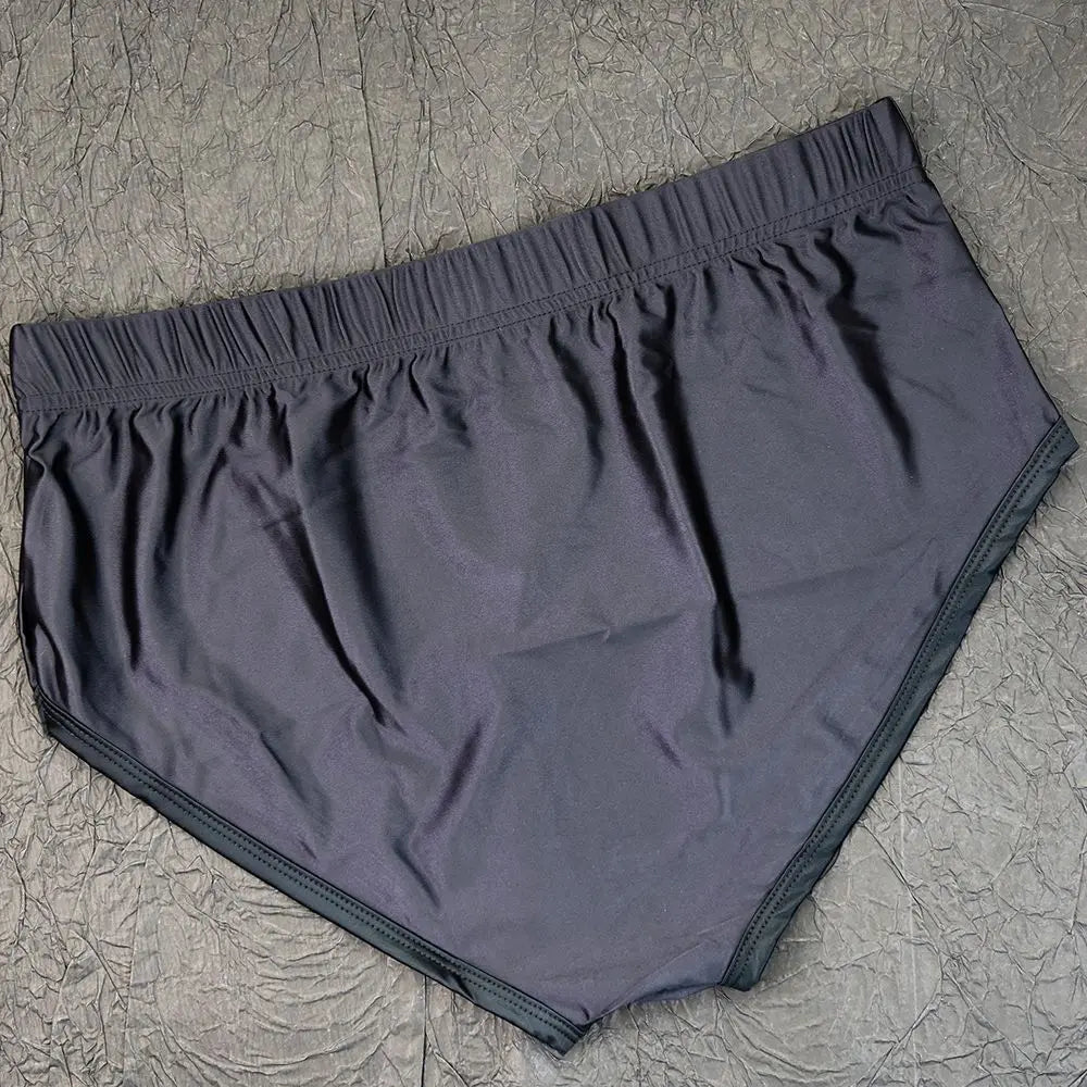 Shiny Ice Silk Satin Tight Elastic Panties