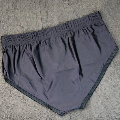 Shiny Ice Silk Satin Tight Elastic Panties