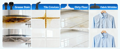 Powerful Mop Scrubbing Steam Cleaner Detachable Floor