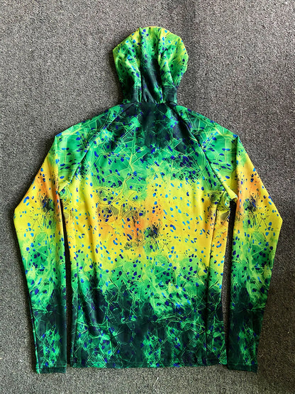 Fishing Hoodie Sailing Shirt Men Long Sleeve