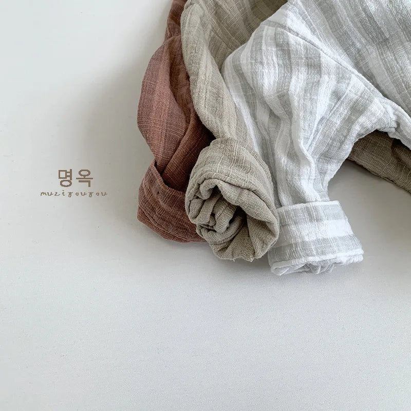 Boys/Girls Simple Vertical Shirt Casual