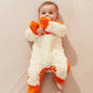 Girls Cleaning Mop Long Sleeve Crawling Jumpsuit