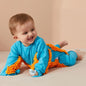 Girls Cleaning Mop Long Sleeve Crawling Jumpsuit