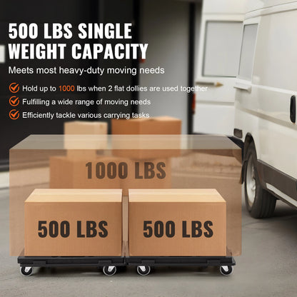 2 Pack Furniture Mover Pallet Trolley Industrial Machinery