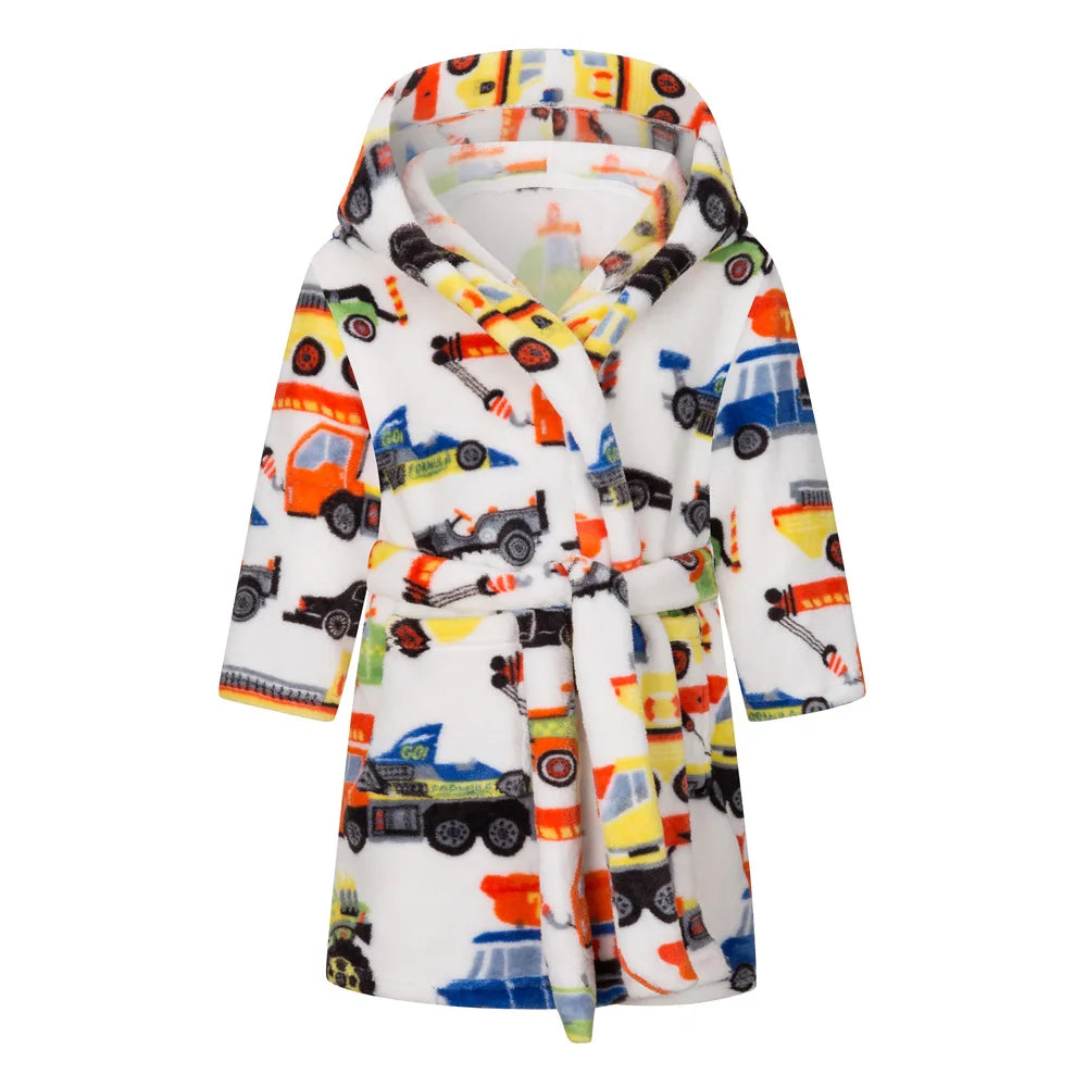 Boys/Girls Winter Colorful Bathrobe Sleepwear Loungewear