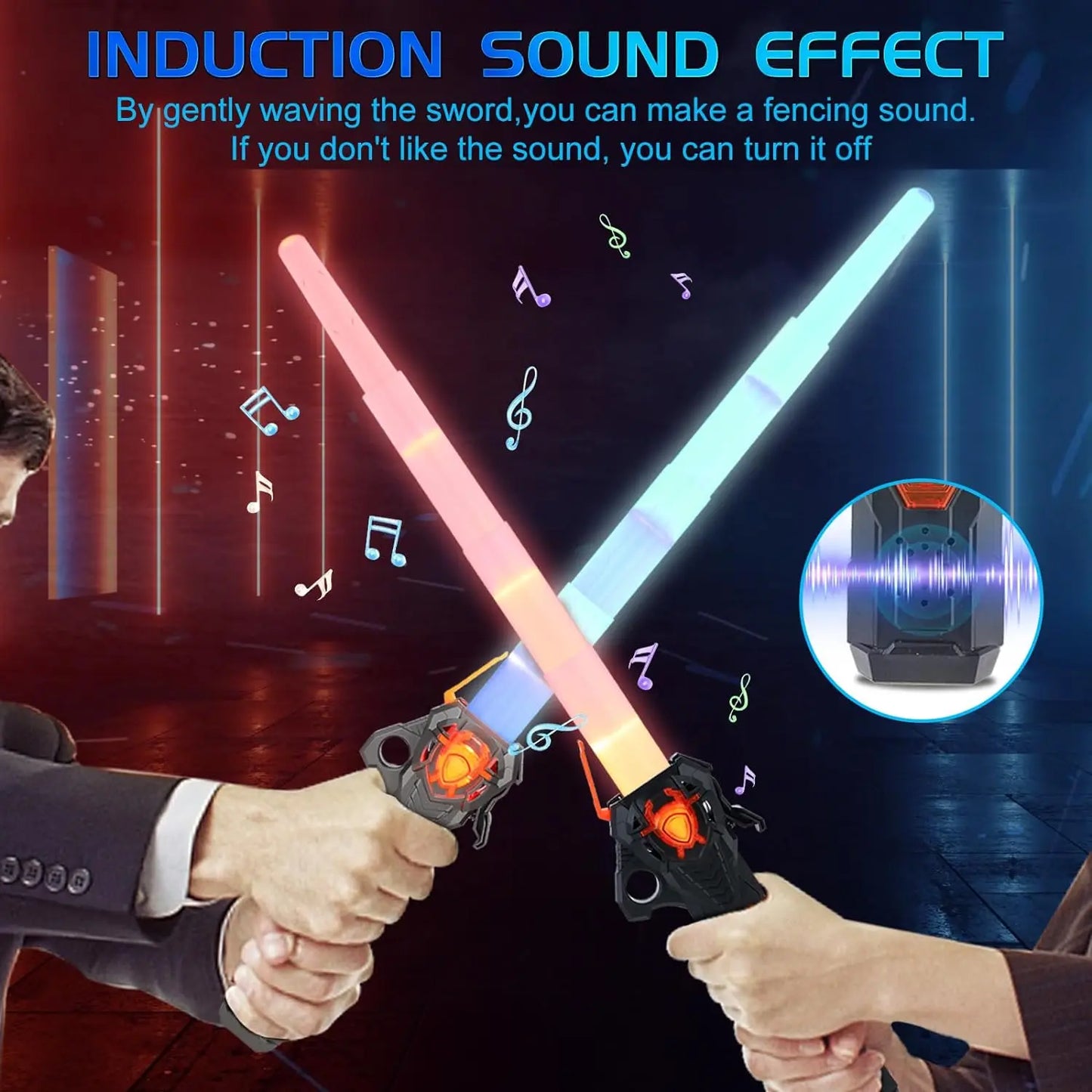 Lightsaber USB Rechargeable RGB Laser Sword