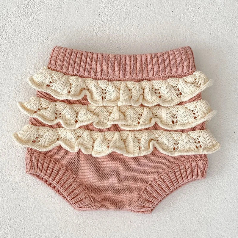 2 Pcs Baby Girls Long Sleeve Striped Cardigan Coat+ Shorts