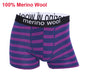 Mens Merino Boxer Briefs Soft Breathable Sports