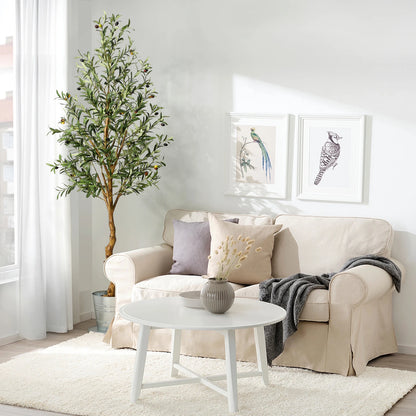 1Pc/2Pcs Artificial Olive Tree Fake Plastic Plants