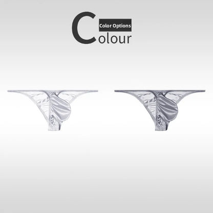 Low Waist Ice Silk Smooth Men's e Underwear