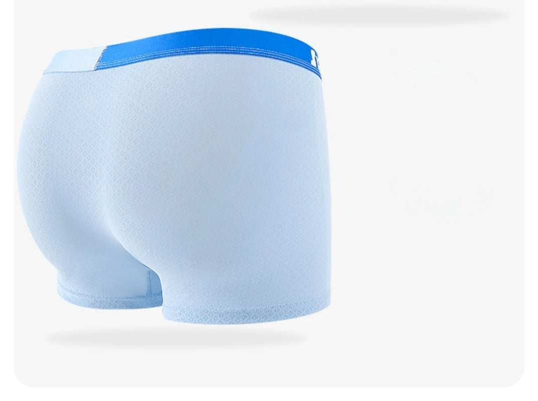 4PCS Teens Boys Mesh Breathable Comfort Antibacterial Underwear