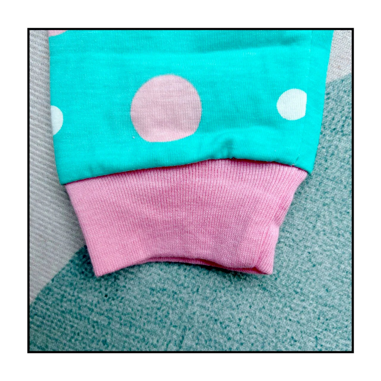 2 Pcs  Minnie Round Dot Girl Christmas Sleepwear Pajamas