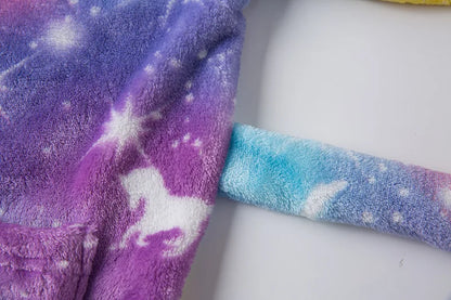 Boys/Girls Winter Colorful Bathrobe Sleepwear Loungewear