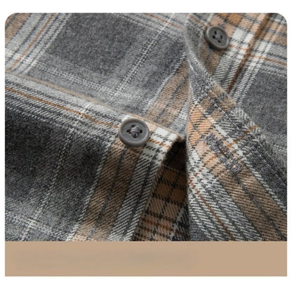 Men's, Plaid Casual Jacket, Anti-Wrinkle, Multi-Color