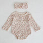 Infant Baby Girls Sleeveless Knit Rompers