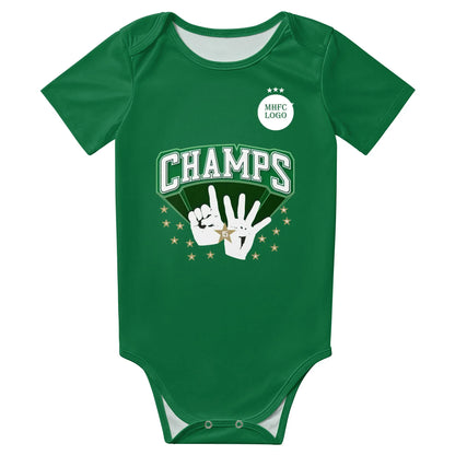 Green Apes Baby Bodysuit Unisex Onesie Outfit