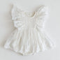 Infant Baby Girls Embroider Sleeveless Rompers