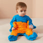 Girls Cleaning Mop Long Sleeve Crawling Jumpsuit