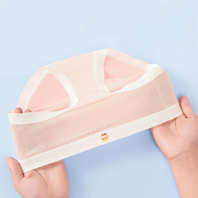 4PCS Girls Breathable Antibacterial Thin Briefs