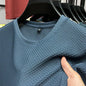Mens Silk Mesh Breathable Casual Cool Quick-dry