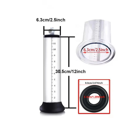 Acrylic Penis Enlarger Pump Sex Toy Men