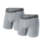 2 Pk Men's Boxer Briefs Ball Pouch Support Underwear