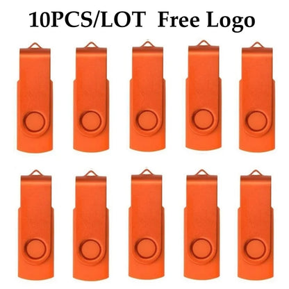 10pcs Flash Drive Flash Memory Card Memory Stick