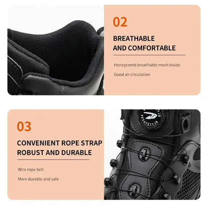 Men's Safety Work Boots Steel Toe Indestructible