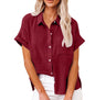 Woman Loose Casual Camisas Mujer Blouse