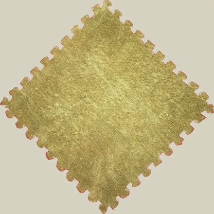 10Pcs Plush Puzzle Foam Floor Mat Carpet Playmat