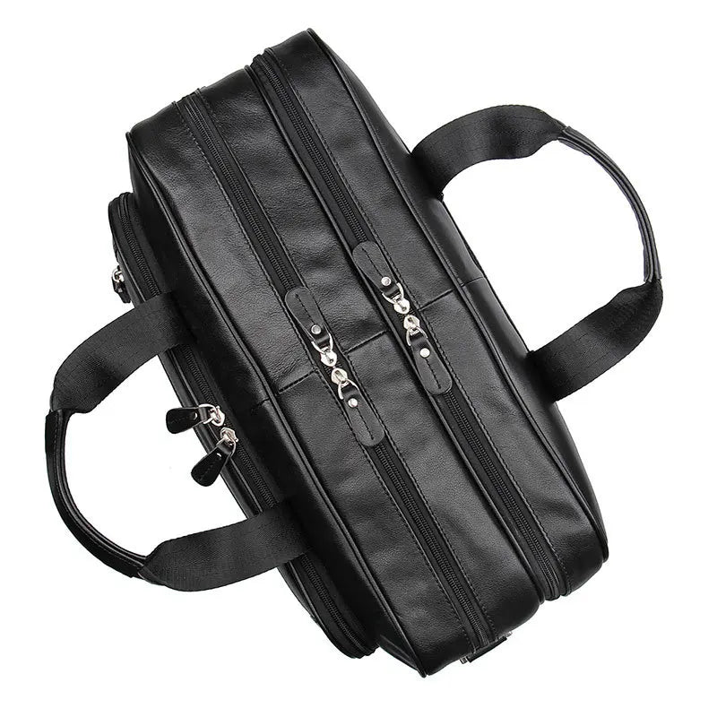 Genuine Leather Men Briefcase Business bag