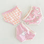 3PCS Young Girls/Boys Cute Cotton Briefs Boxers Underwear