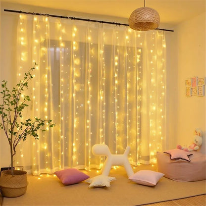 Christmas Curtain Lights LED Fairy String