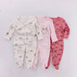 100% Cotton 3 Pcs Boys/Girls Romper Pajamas Jumpsuit