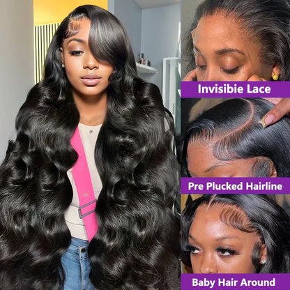 Lace Frontal Wig 40 Inch Body Wave Brazilian